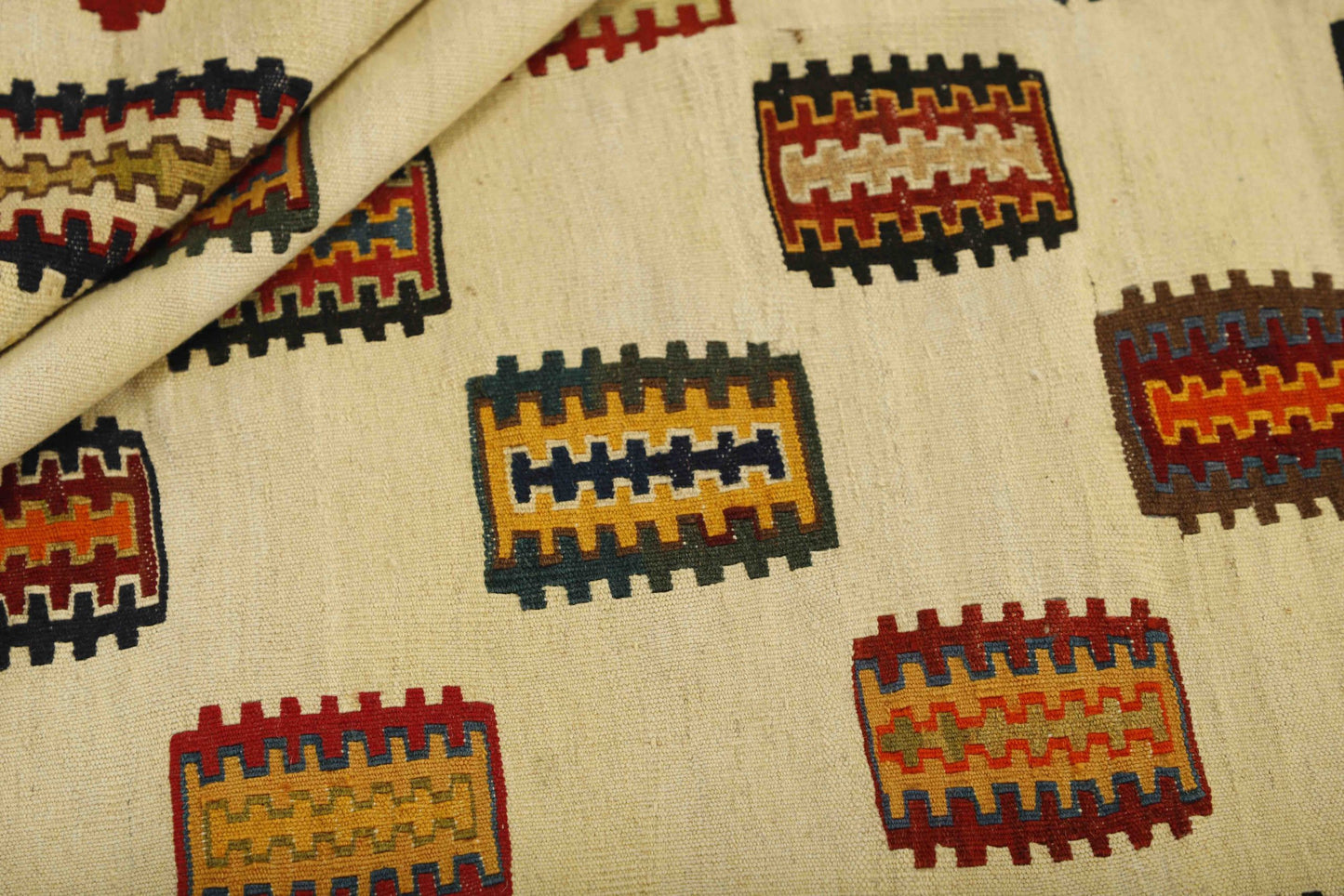 Kelimtæppe - Håndvævet Afghansk gulvtæppe - 204x278 cm - novamøbler