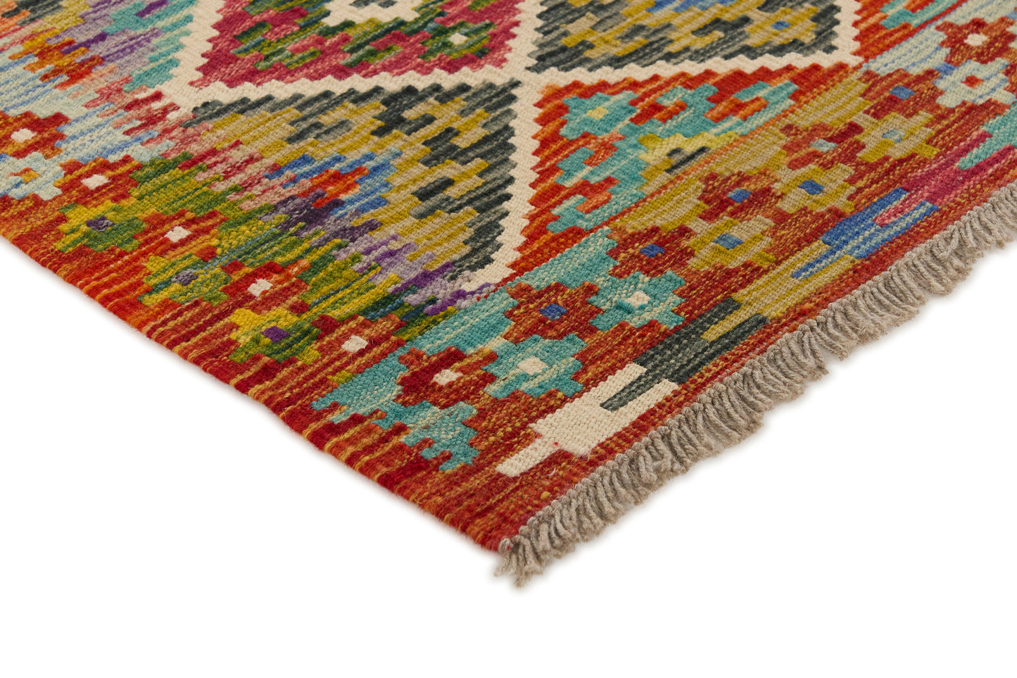 Kelimløber - Håndvævet Afghansk - 80 x 191 cm - novamøbler