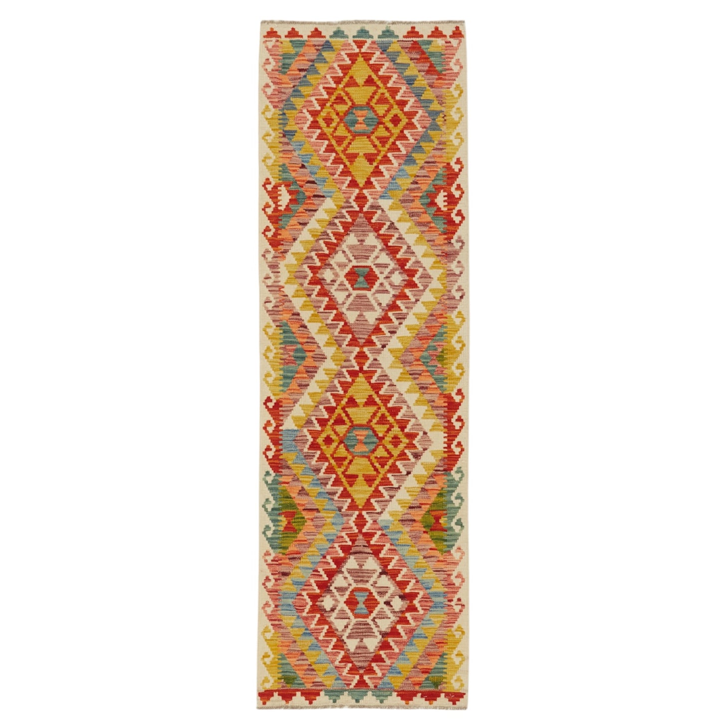 Kelimløber - Håndvævet Afghansk - 63x208 cm - novamøbler