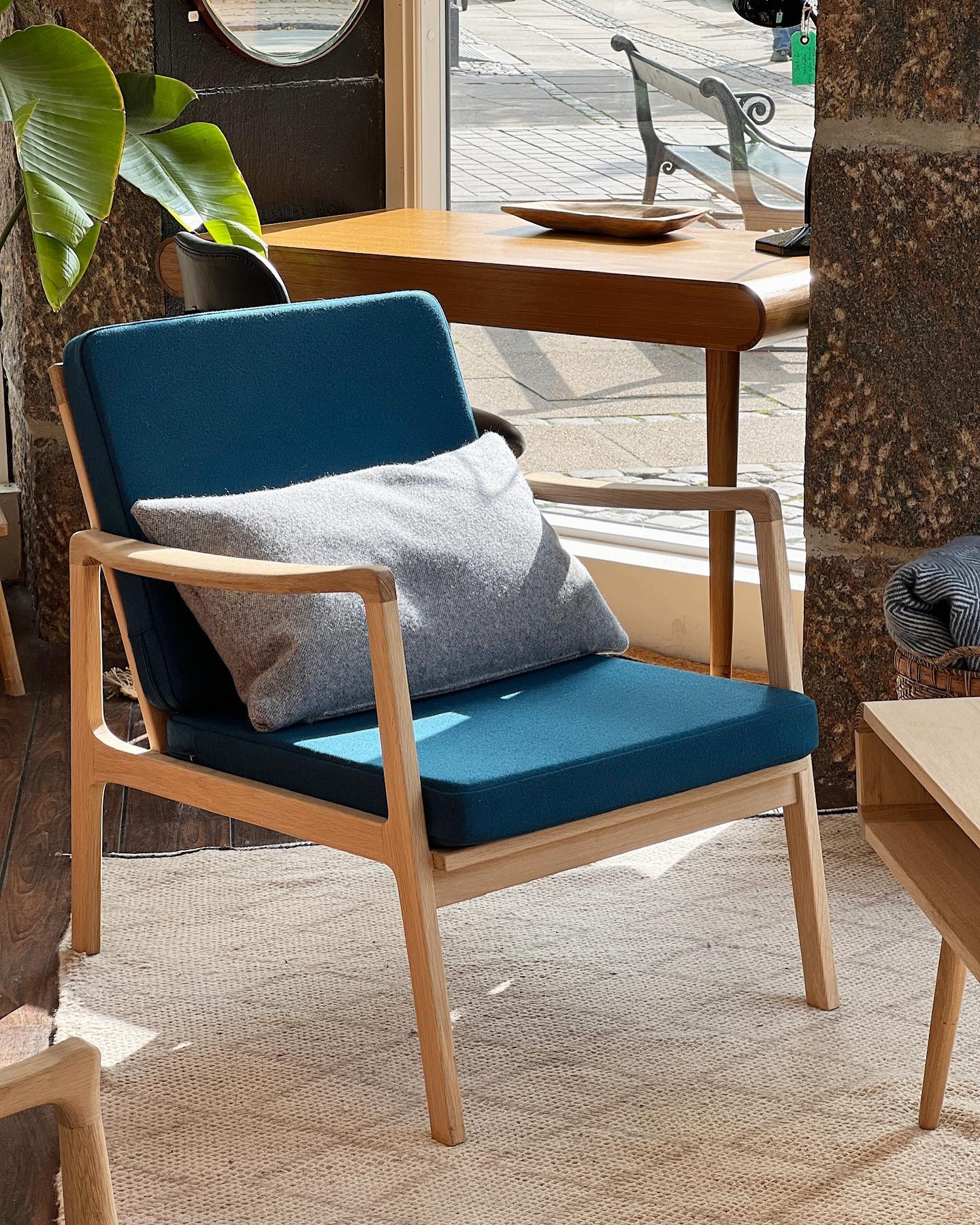 Lænestol - Egetræ/Uldstof - P005 - By Sol - novamøbler