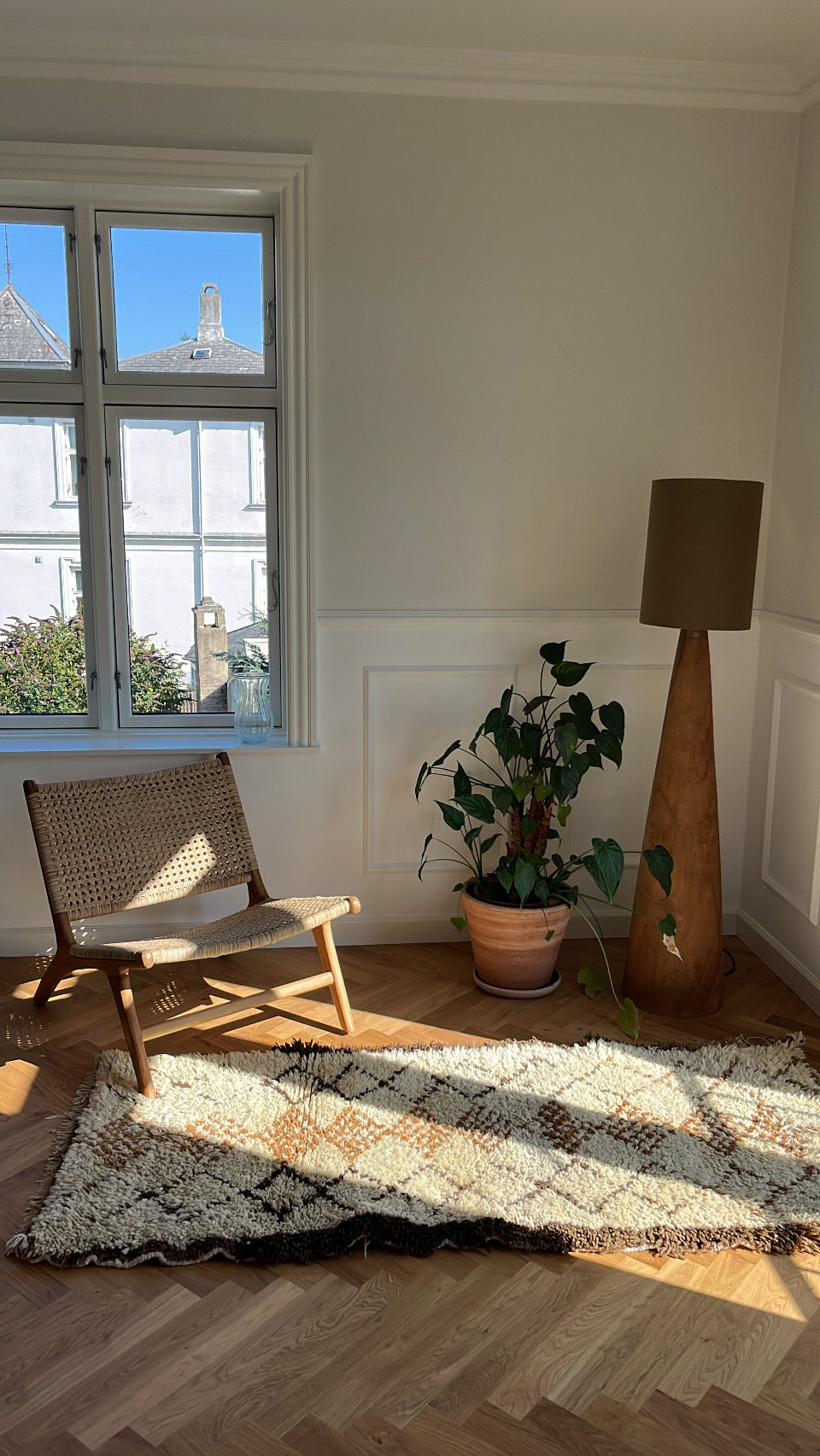 Udstillingsmodel - Lænestol - Teaktræ/Rattan - P009 - By Sol - novamøbler