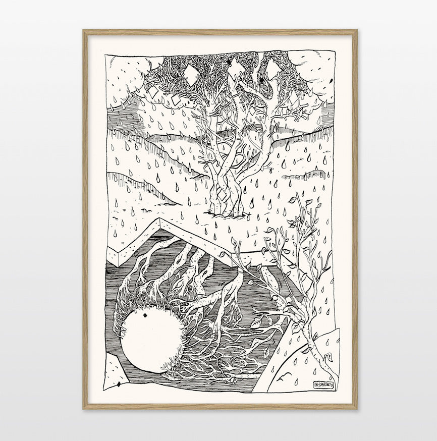 Print af Halfdan Pisket - Seed - A3 - novamøbler