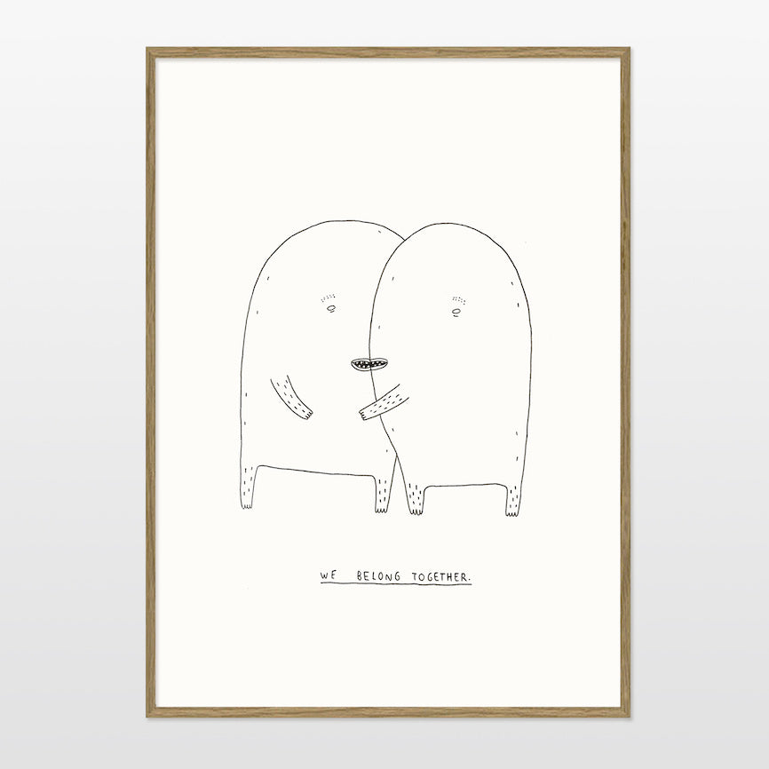 Print af My Buemann - We Belong Together - A4 - novamøbler