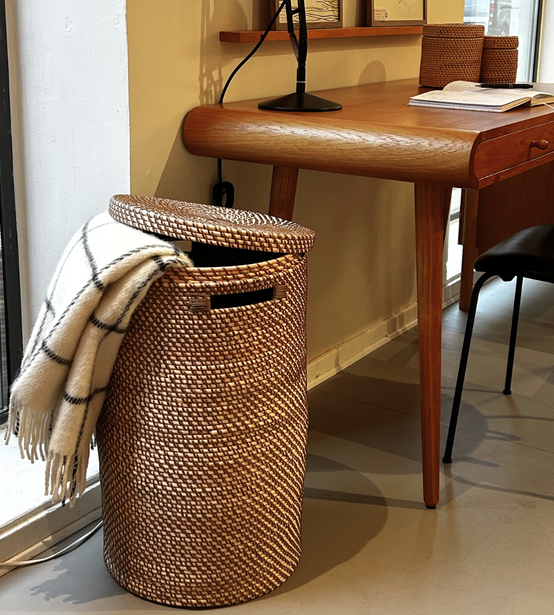 Bambuskurv - B001 - Moccabrun - novamøbler