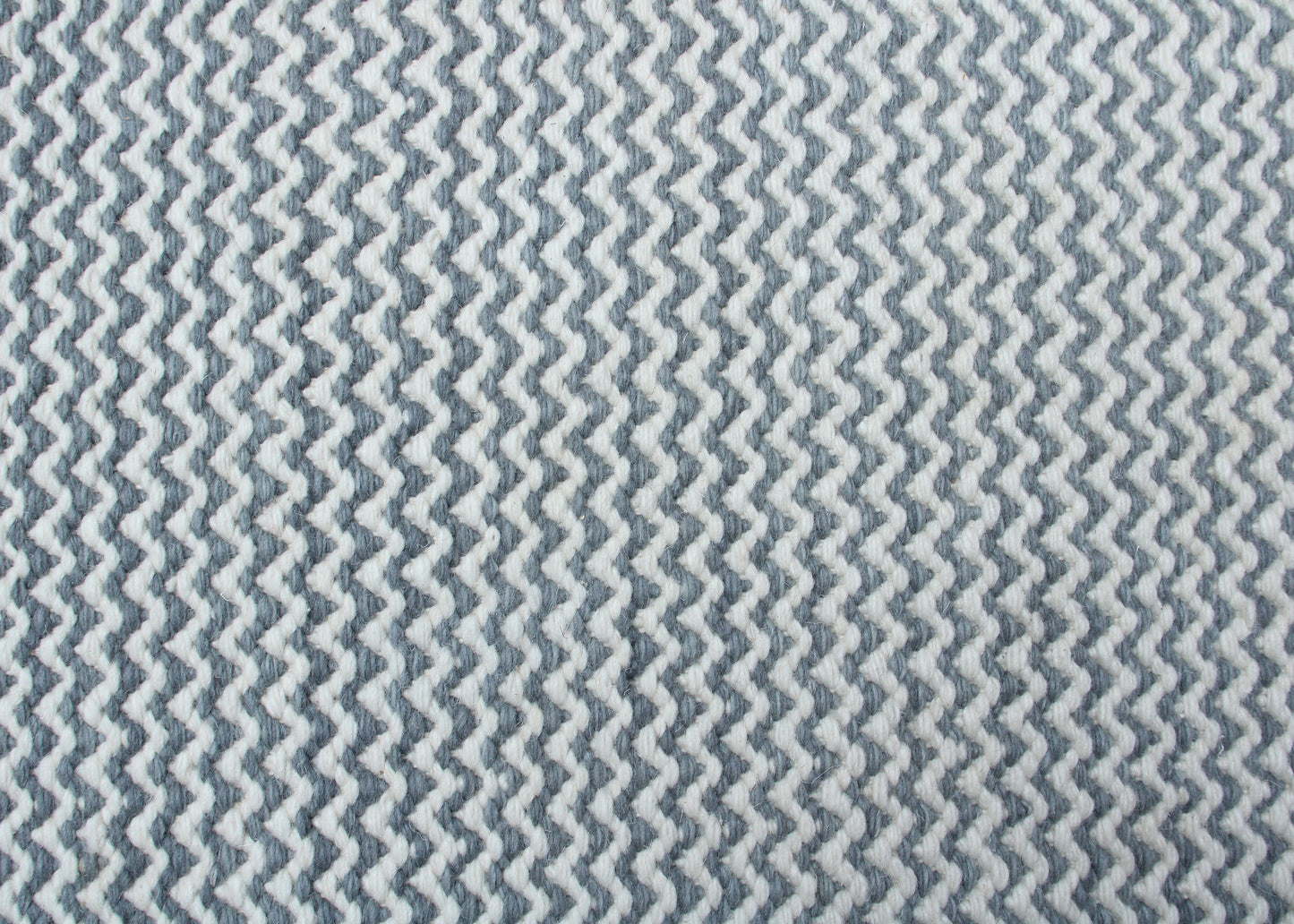 Wave - Gulvtæppe - 100% Uld - White og Teal (lyseblå) - novamøbler