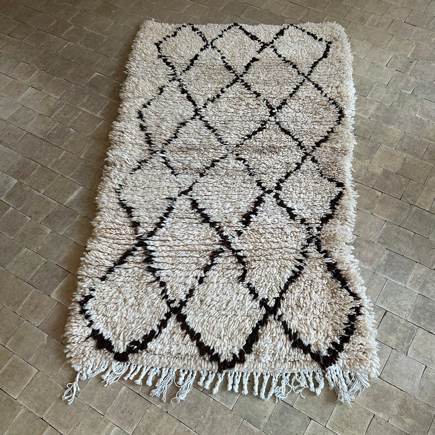 Moroccan rug - Boucheroite - 200 x 90 cm