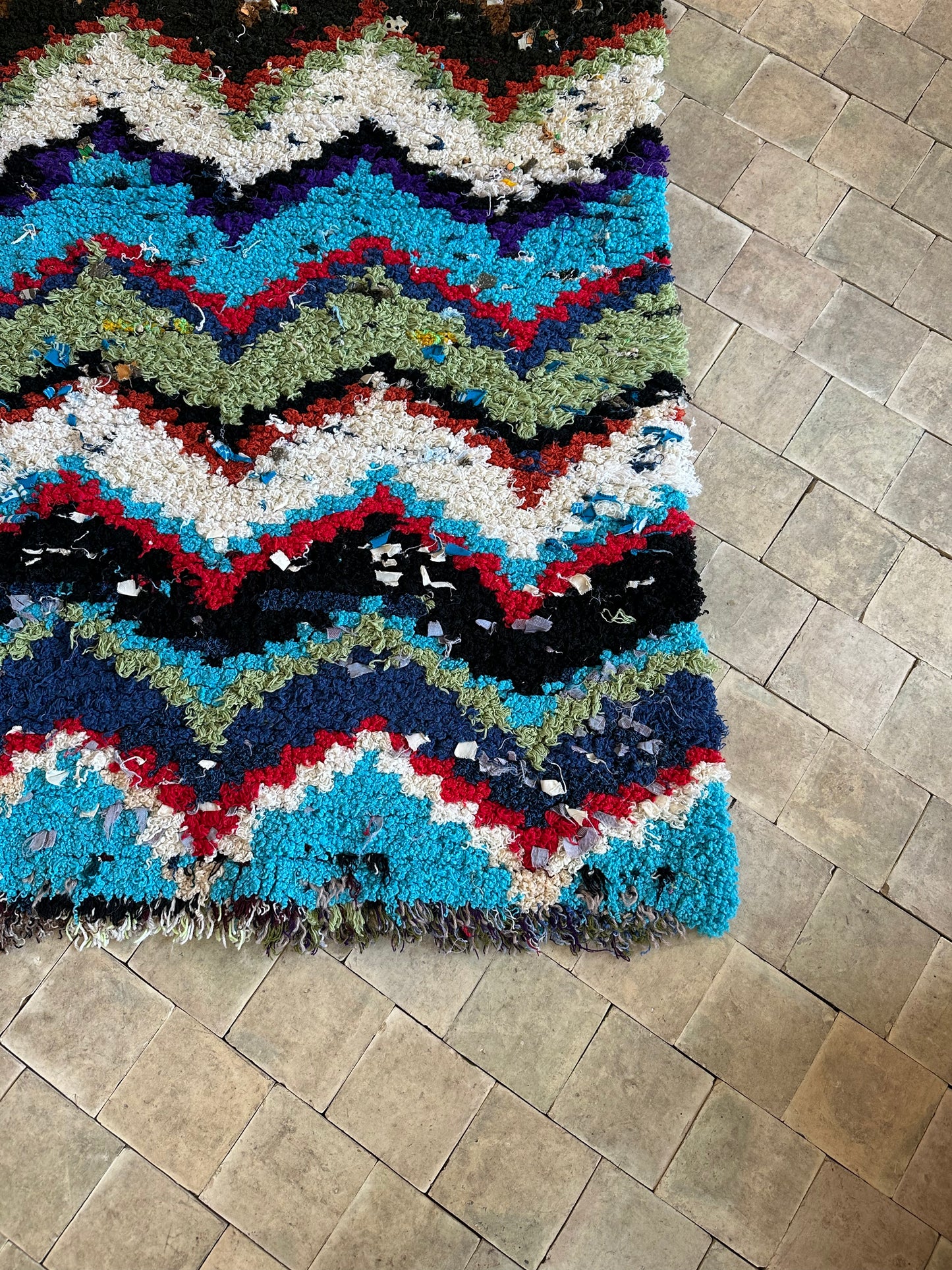 Moroccan rug - Boucheroite - 200 x 90 cm