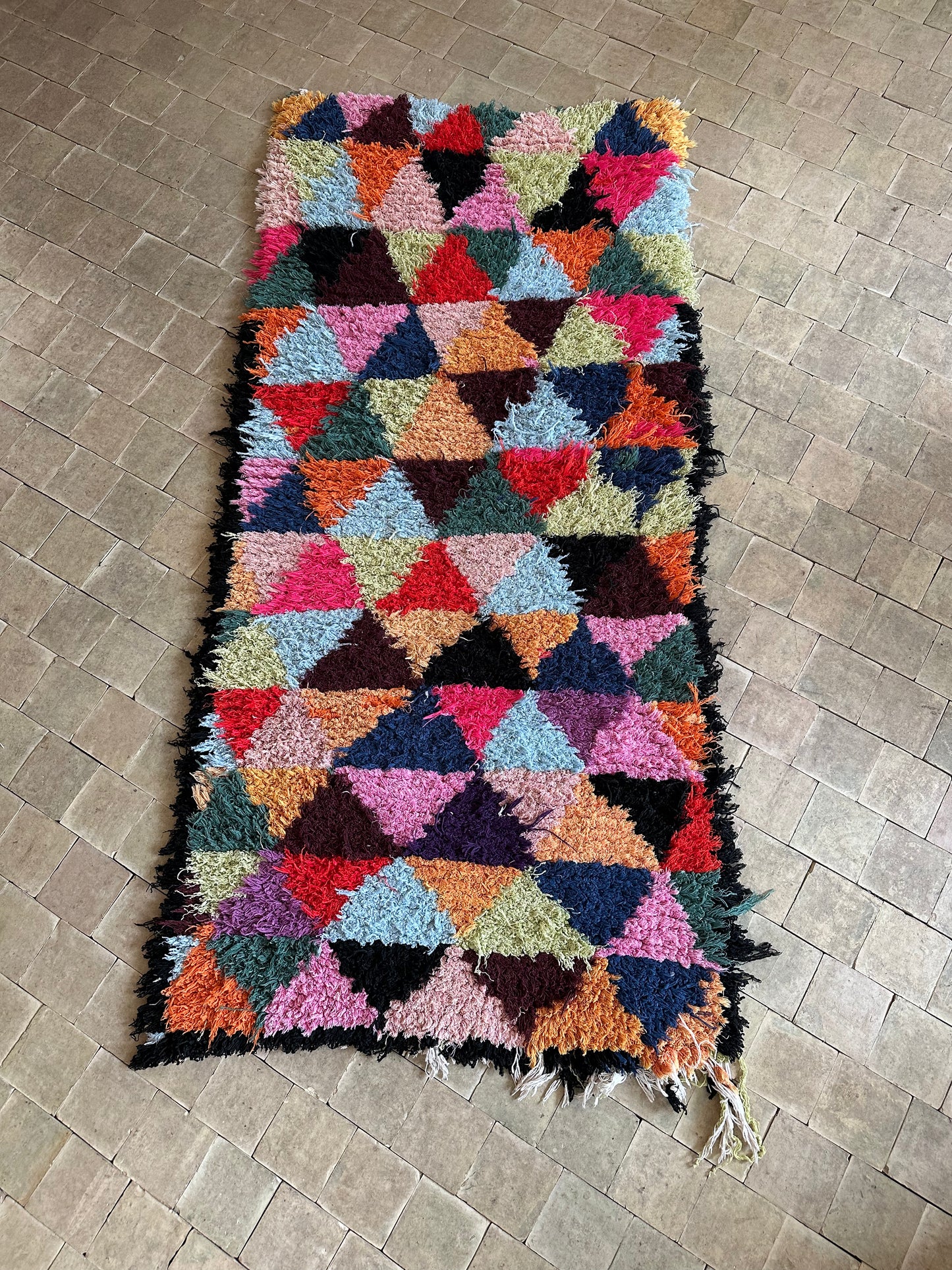 Moroccan rug - Boucheroite - 200 x 90 cm
