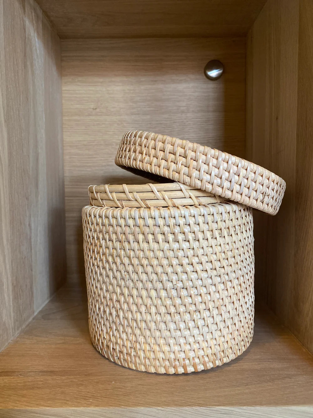 Bambuskurve - Mini med låg - B003 - Natur - novamøbler