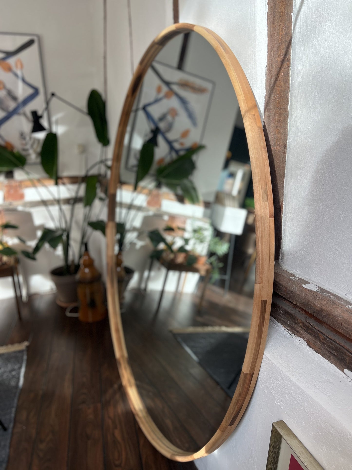 Maru spejl - Valnøddetræ - By Sol - Flere størrelser - novamøbler