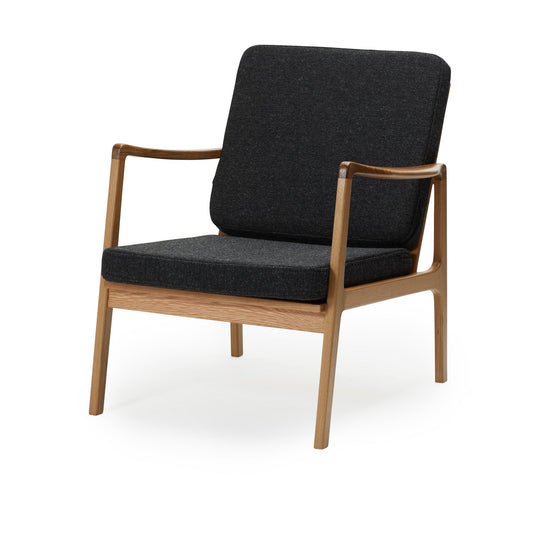 Lænestol - Egetræ/Uldstof - P005 - By Sol - novamøbler