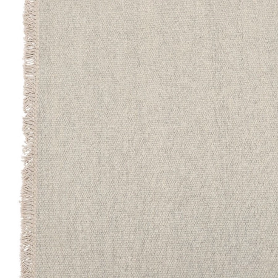 Regnbue - Uldgulvtæppe - 100% Uld - Light Silver Grey - novamøbler