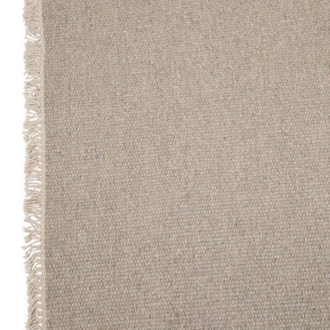 Regnbue - Uldgulvtæppe - 100% Uld - Medium Grey - novamøbler