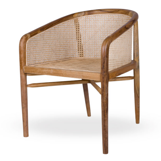 Lænestol - Teaktræ/Rattan - By Sol - novamøbler