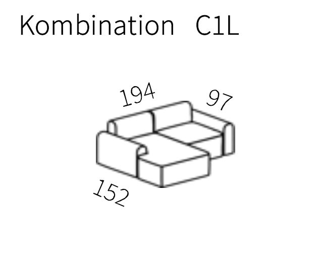 Tenksom sofa - Rund - C1L og C2L - novamøbler