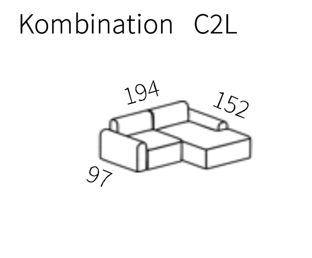 Tenksom sofa - Rund - C1L og C2L - novamøbler