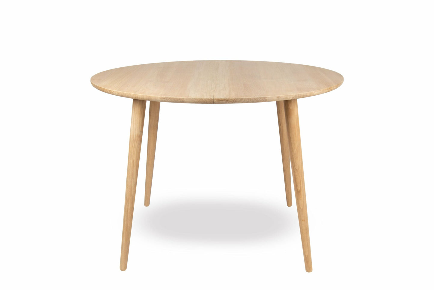 Rundt spisebord - 110/190 cm - Egetræ el. teaktræ - P003 - By Sol - novamøbler