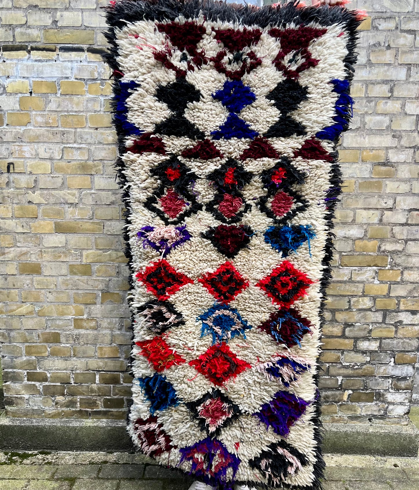 Marokkansk tæppe - Boucheroite 170x75 cm