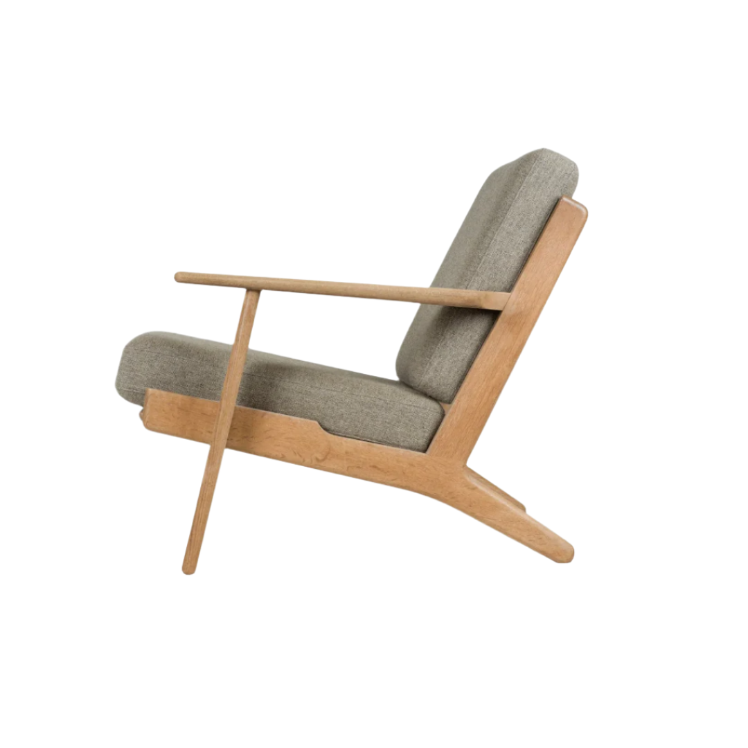 Vintage GE290 lænestol af Hans J. Wegner - egetræ - novamøbler