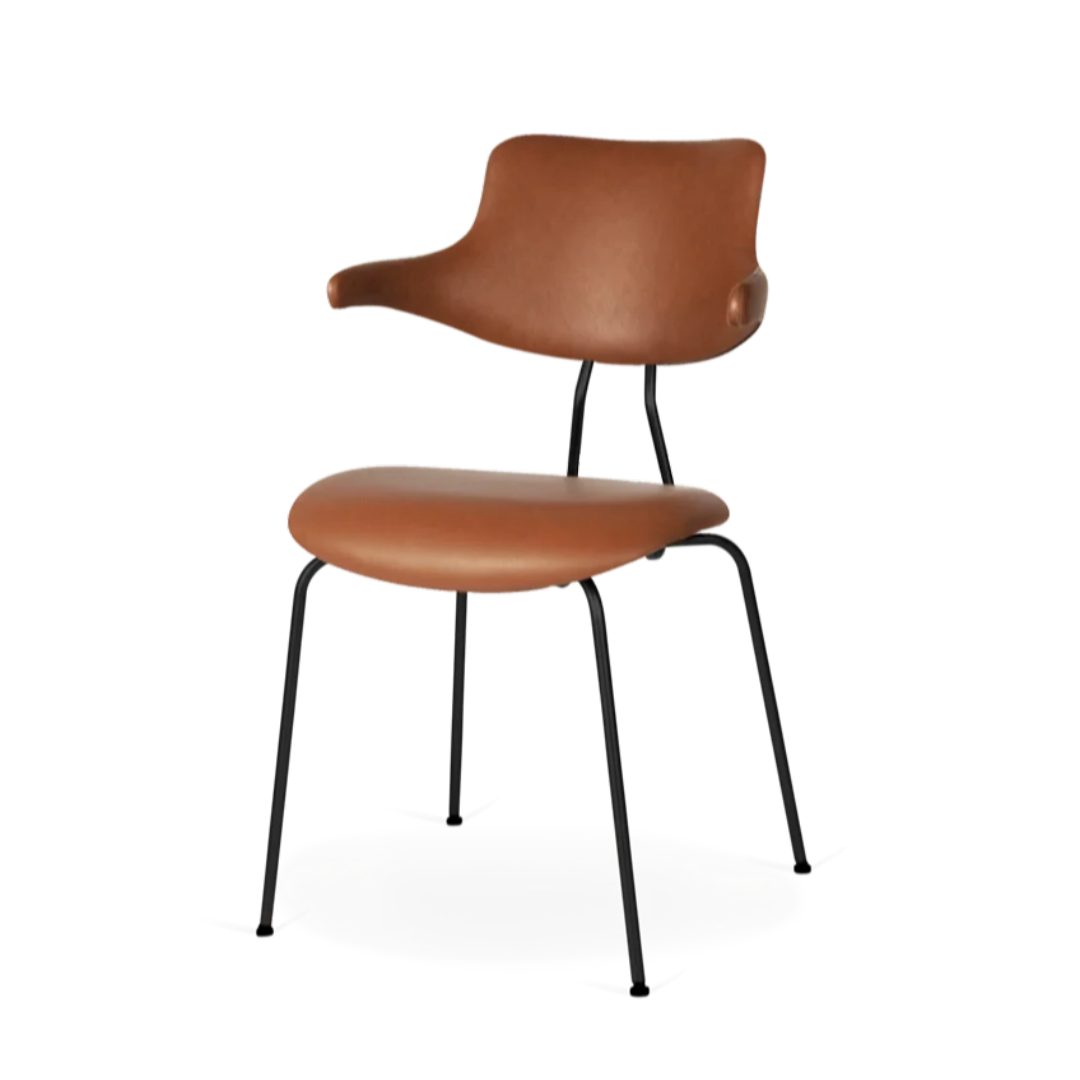 Vermund Larsen - Spisebordsstol - VL118 - Læder - novamøbler