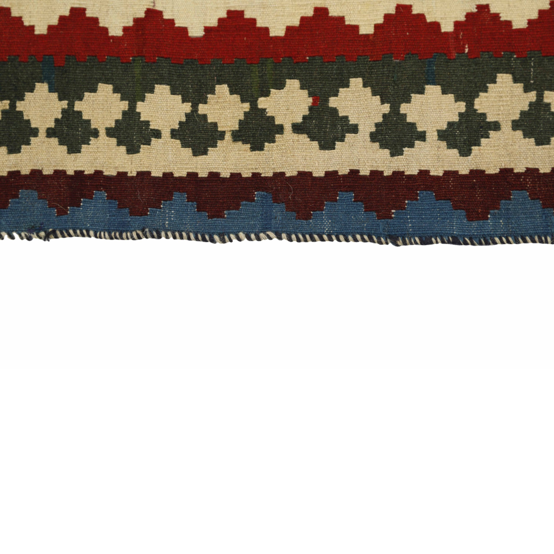 Kelimtæppe - Håndvævet Afghansk gulvtæppe - 204x278 cm - novamøbler