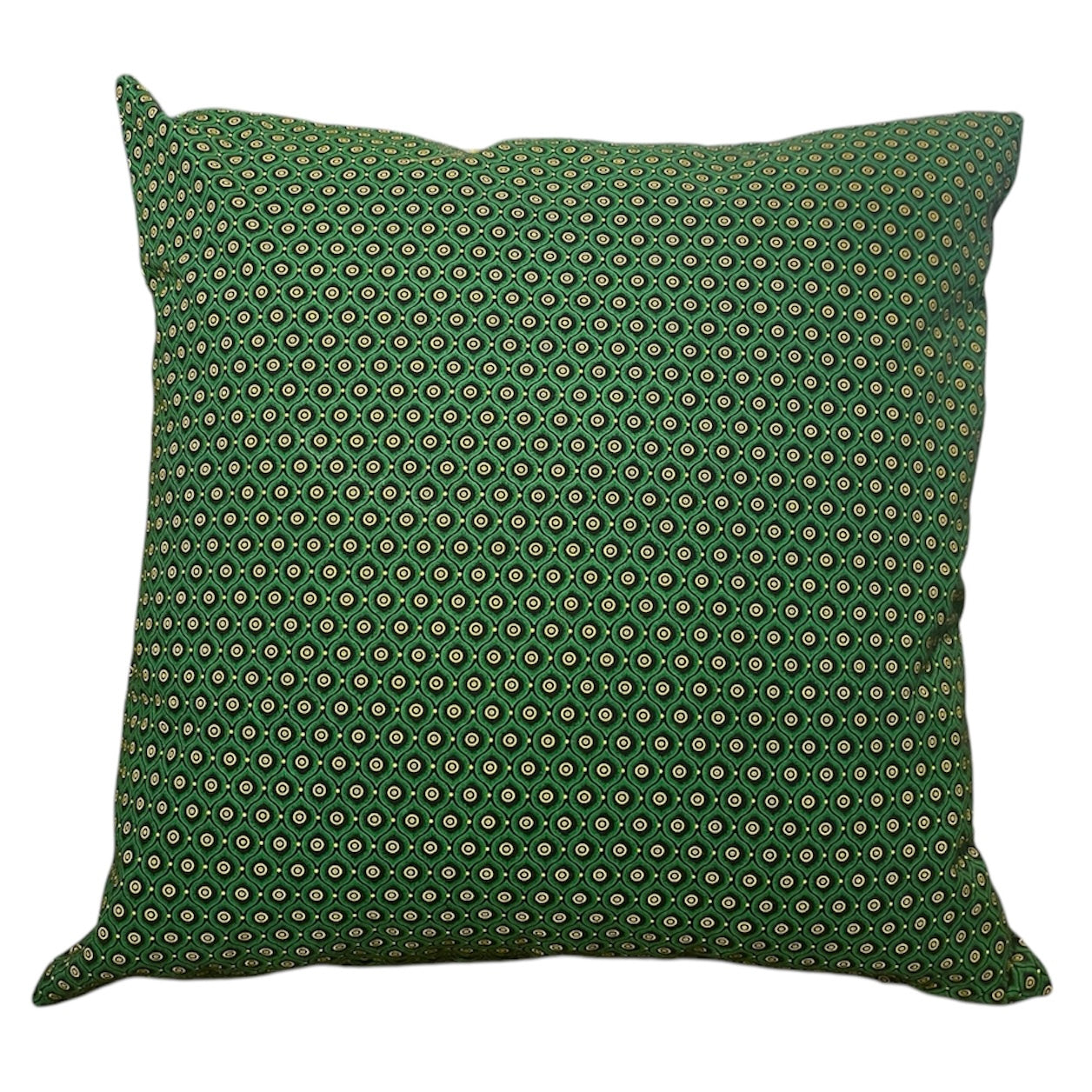 Pude - Sort med mønster - 50x50 cm - novamøbler