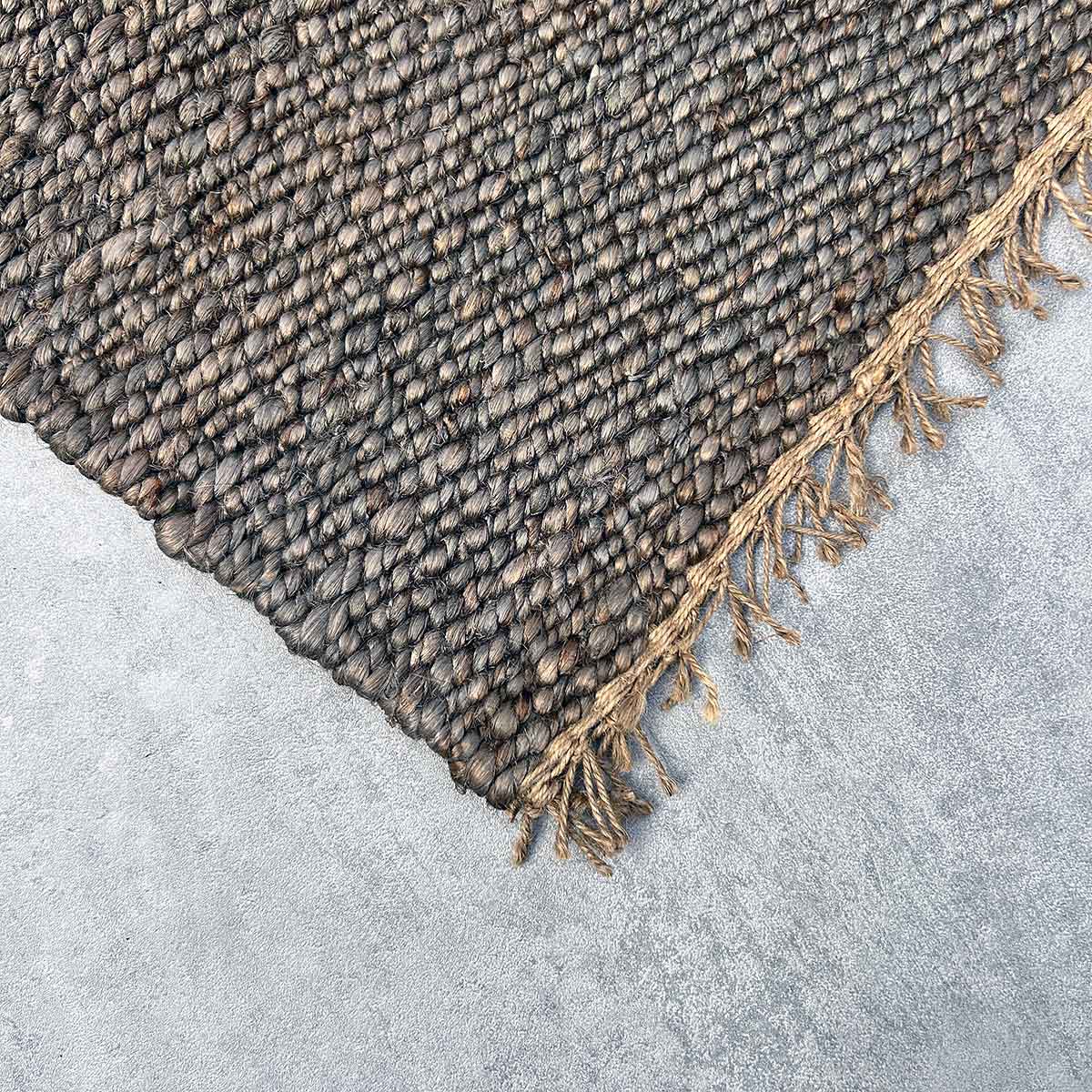 Jute - Gulvløber - Medium Grey - novamøbler