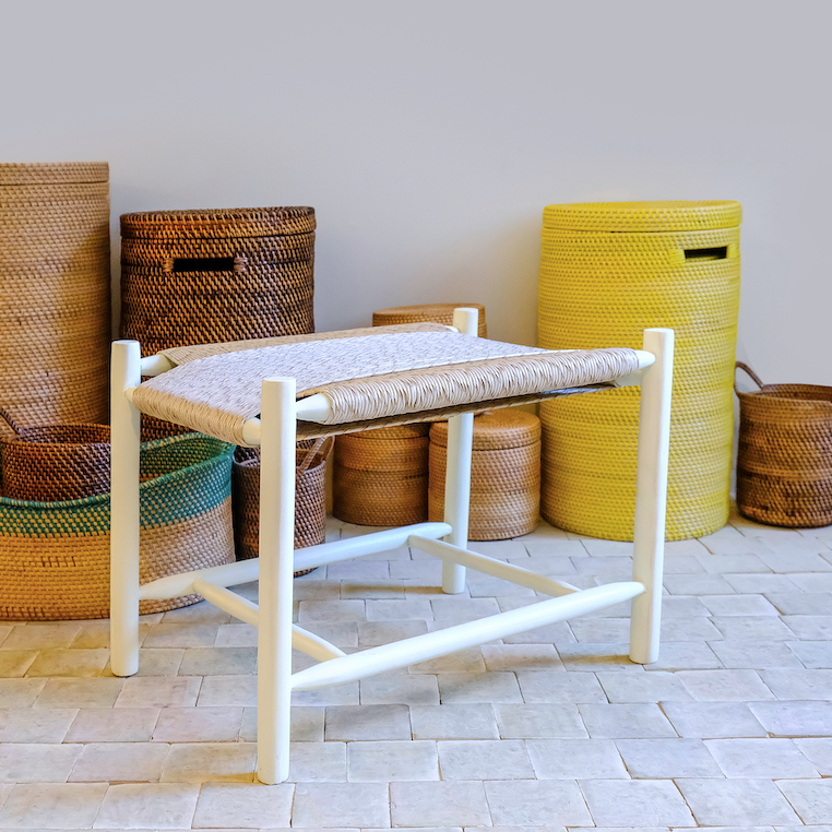 Skammel med papirsflet - Flere farver - S001 - By Sol - novamøbler