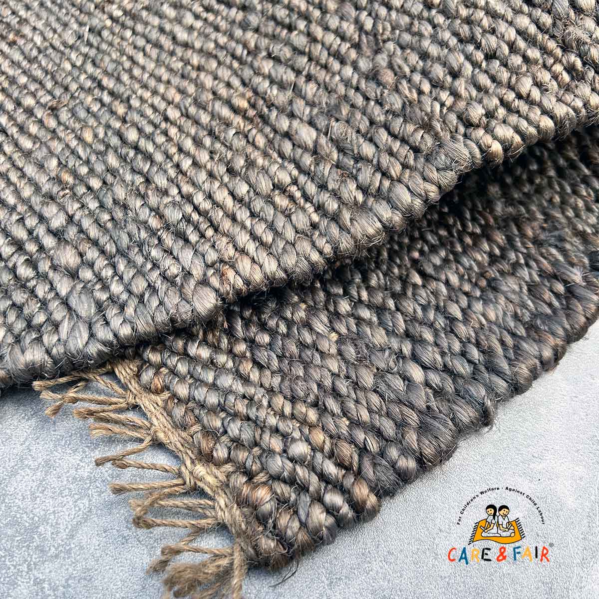 Jute - Gulvløber - Medium Grey - novamøbler