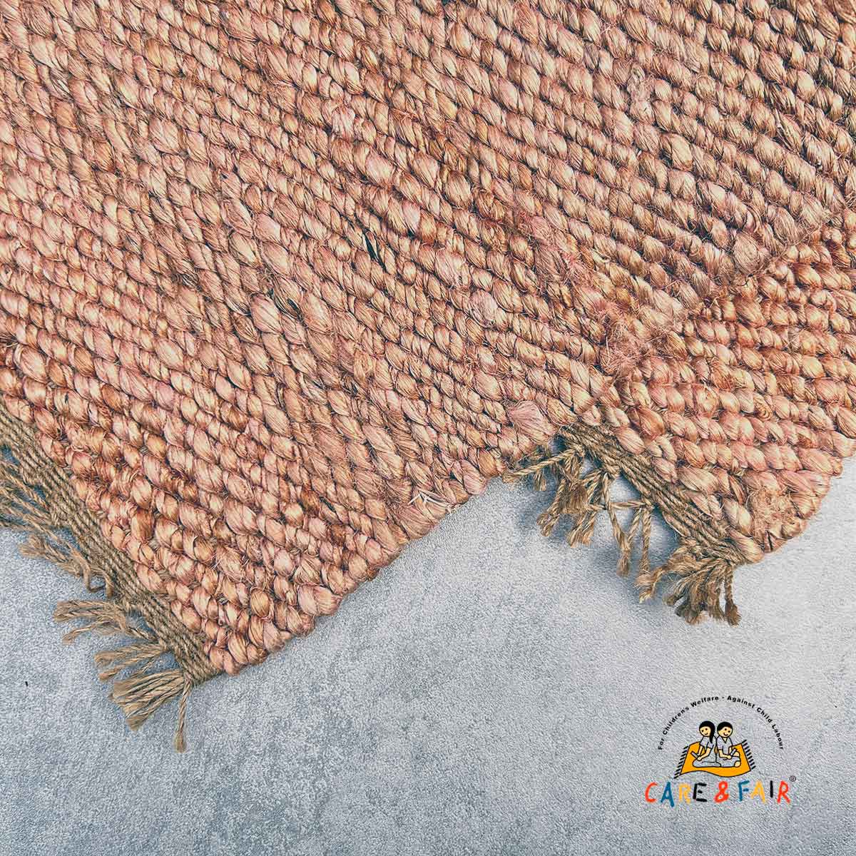 Jute - Gulvløber - Rose - novamøbler