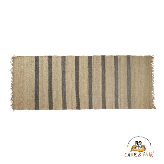 Jute Løber - Marseille - Blue - novamøbler