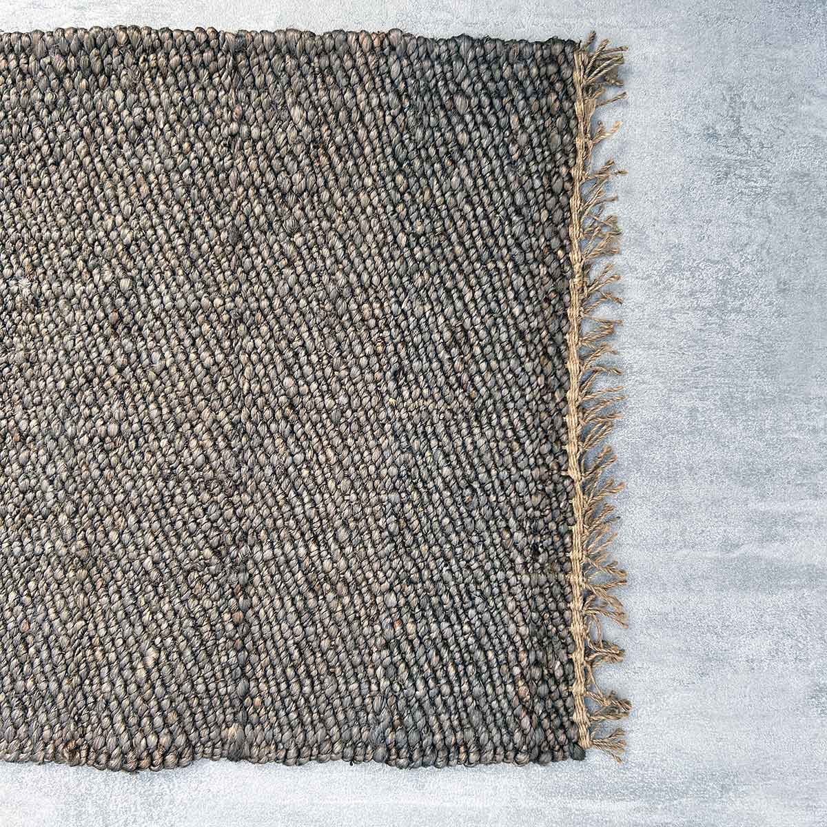 Jute - Gulvløber - Medium Grey - novamøbler