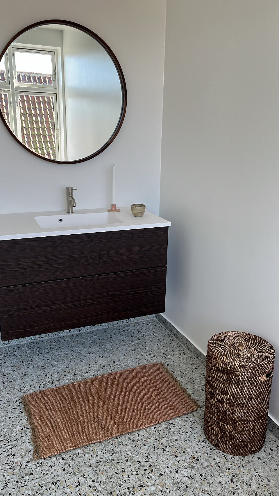 Dørmåtte - Jute - Rose - 45x80 cm - novamøbler