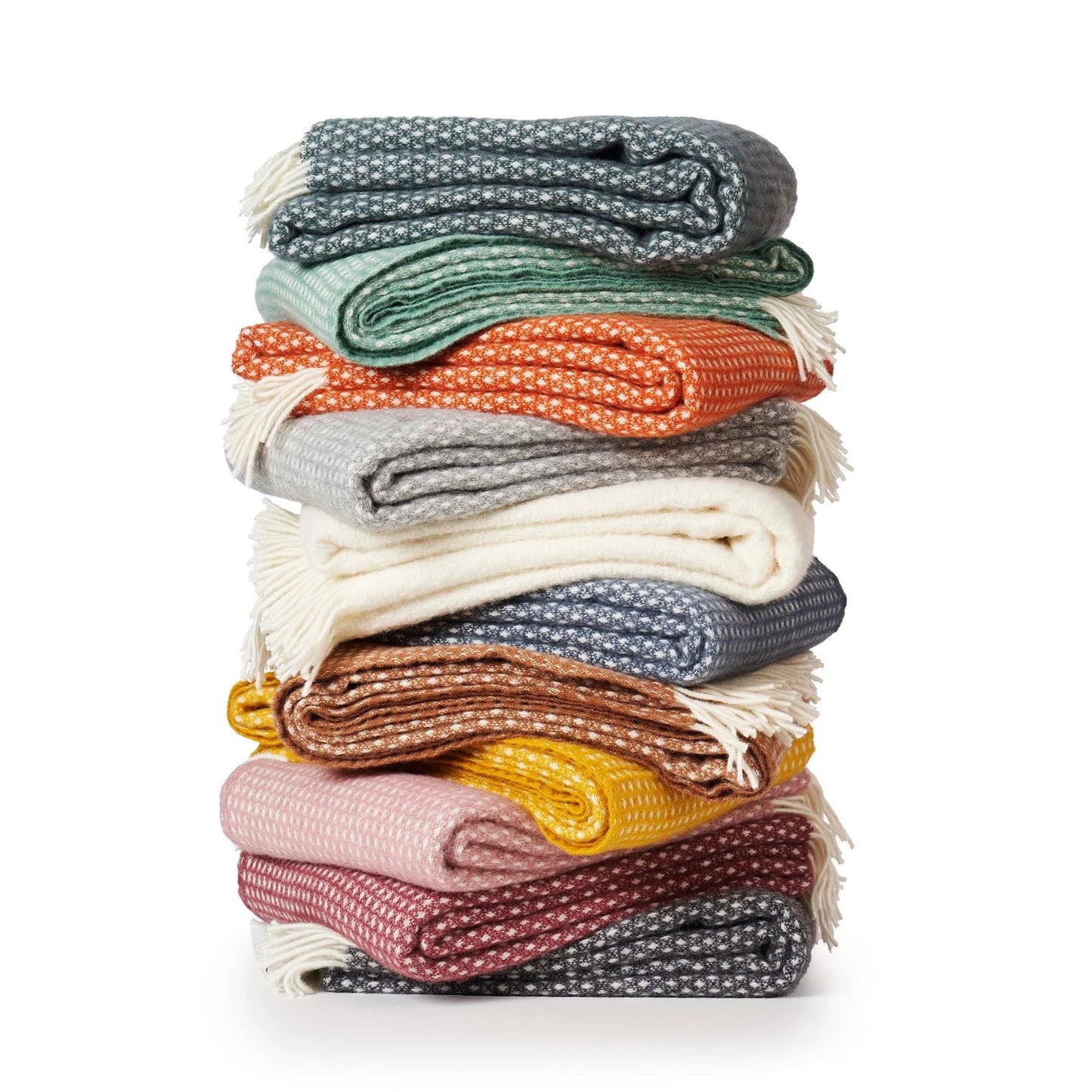 Klippan Uldplaid - 100% Økologisk Lammeuld - Pink - novamøbler