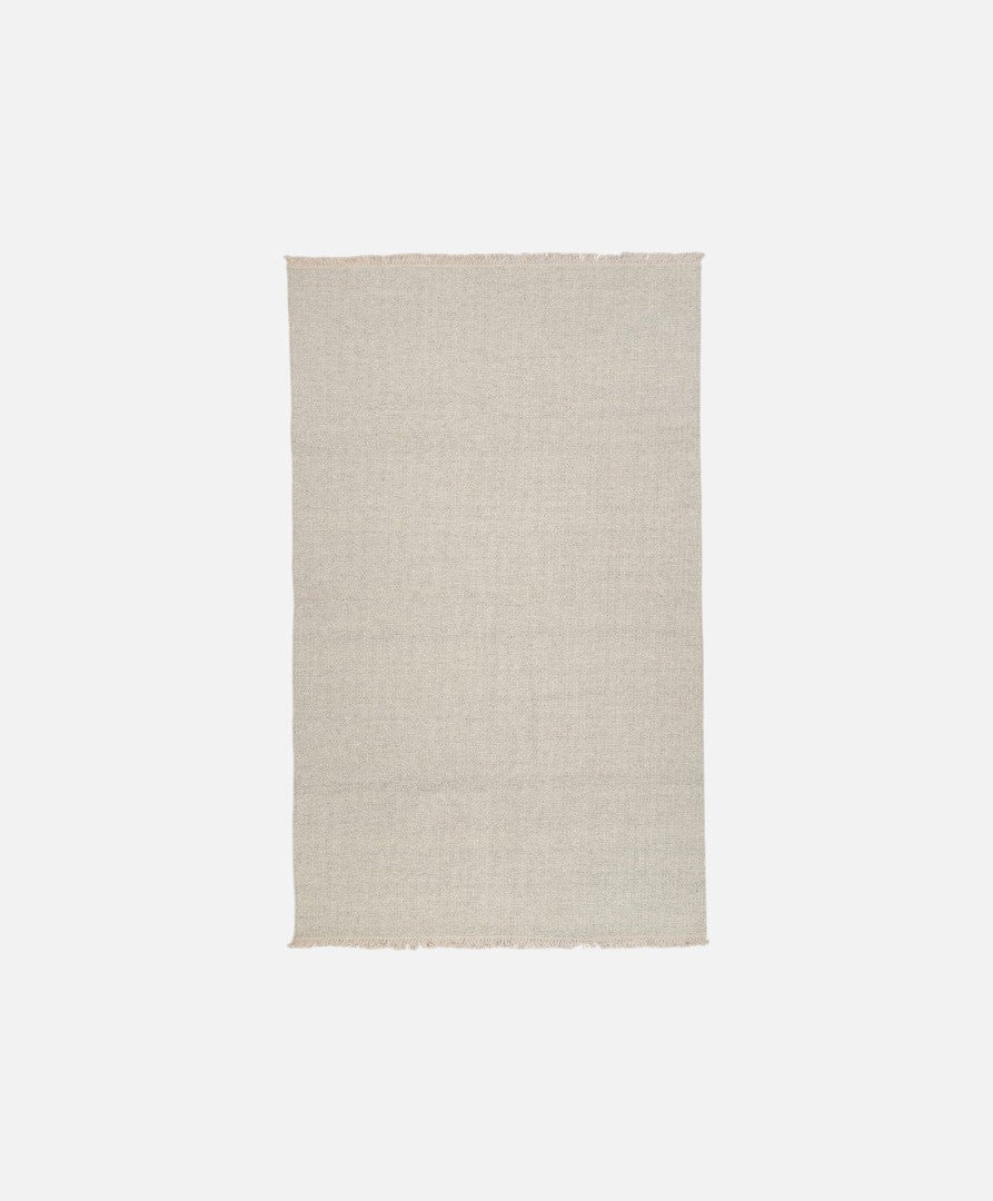 Regnbue - Uldgulvtæppe - 100% Uld - Light Silver Grey - novamøbler