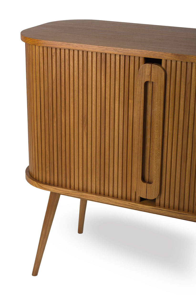 Skænk med jalousilåger - Teaktræ - J006 - By Sol - novamøbler
