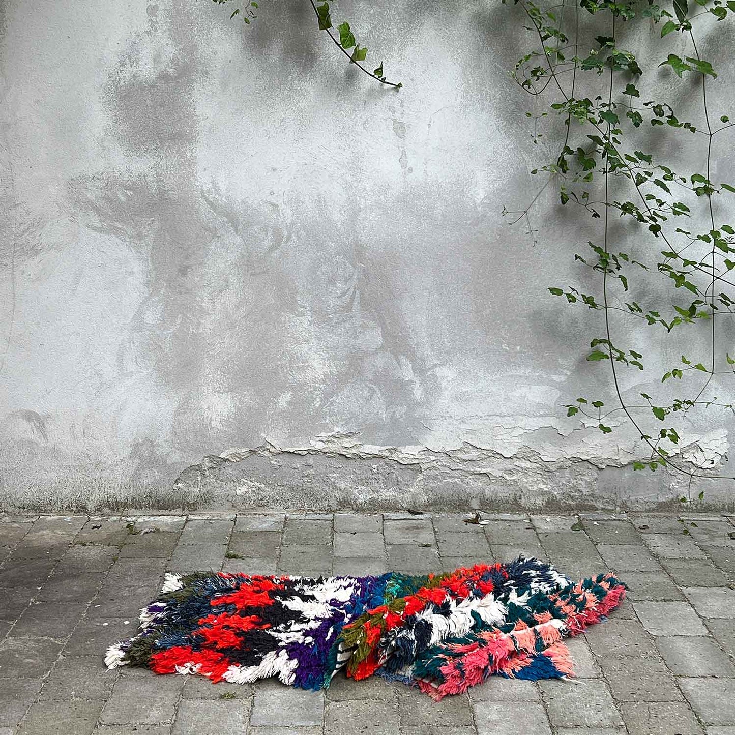 Marokkansk tæppe - Boucheroite - 187x65 cm - novamøbler