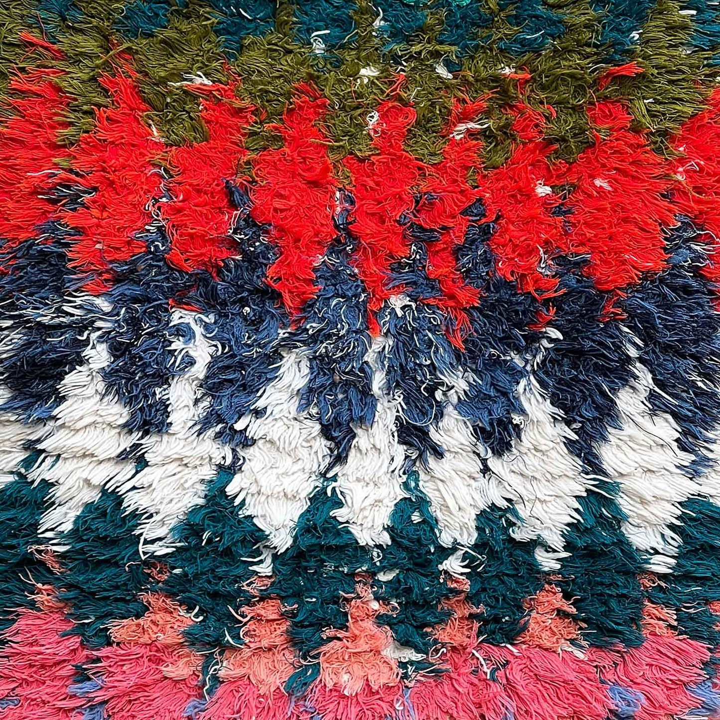 Marokkansk tæppe - Boucheroite - 187x65 cm - novamøbler