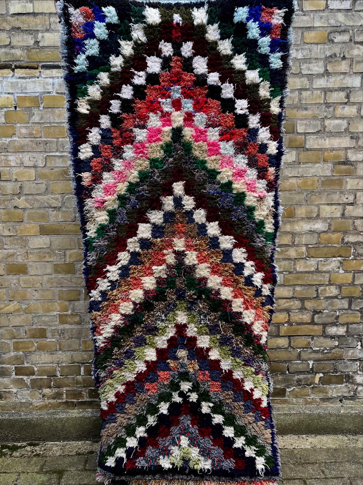 Marokkansk tæppe - Boucheroite 194x78cm