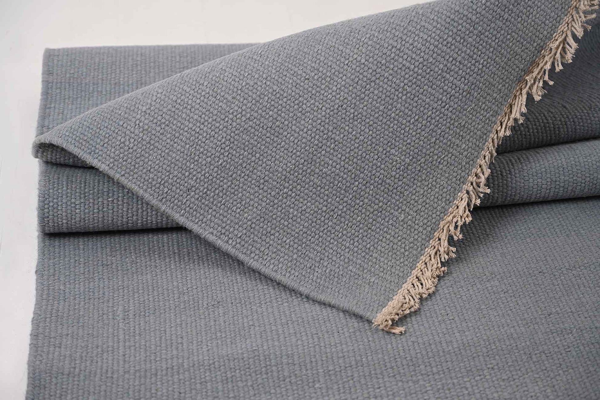 Regnbue - Uldgulvtæppe - 100% Uld - Teal (lyseblå) - novamøbler