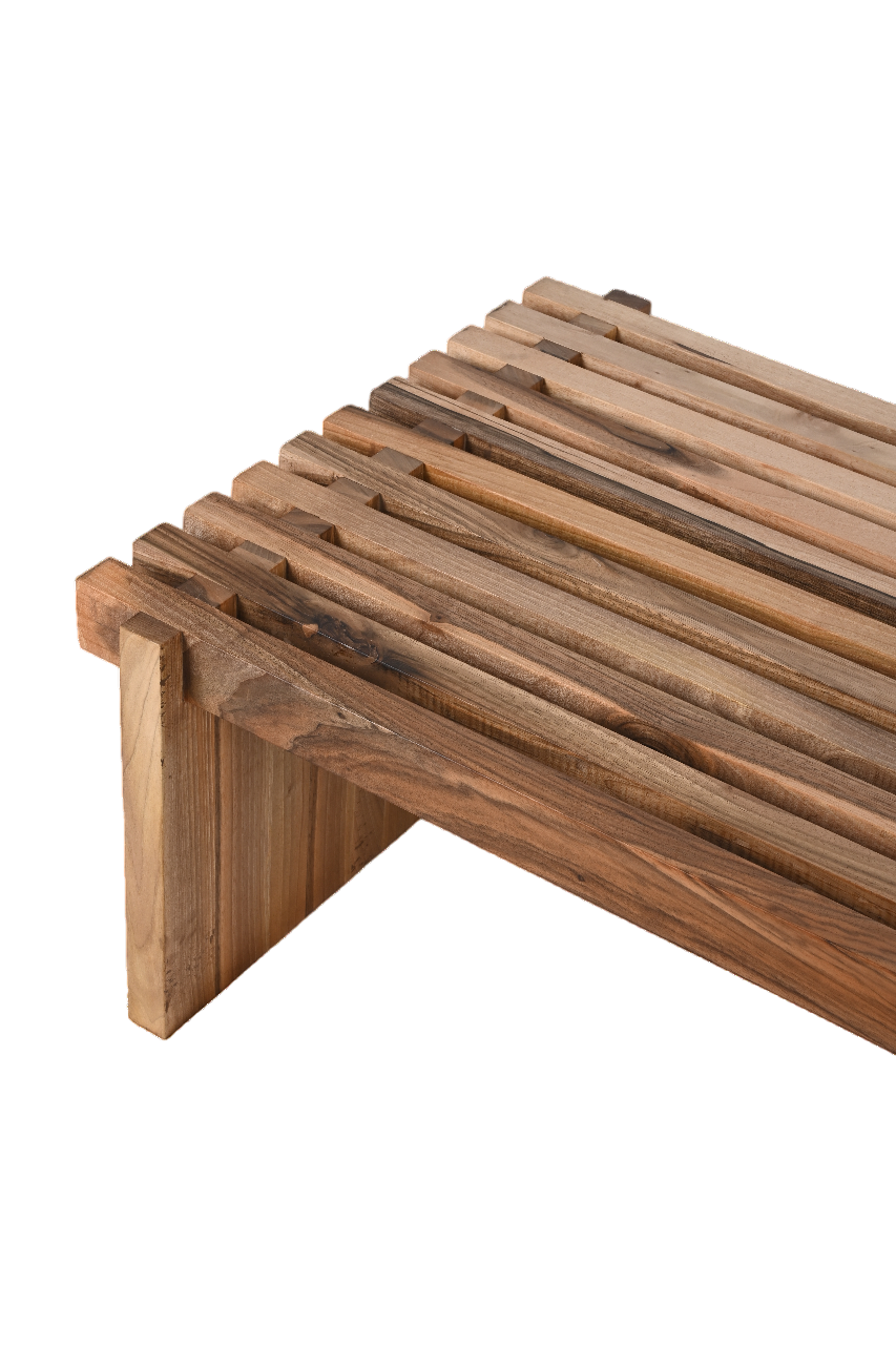 Trallebænk - Valnøddetræ - By Sol - novamøbler