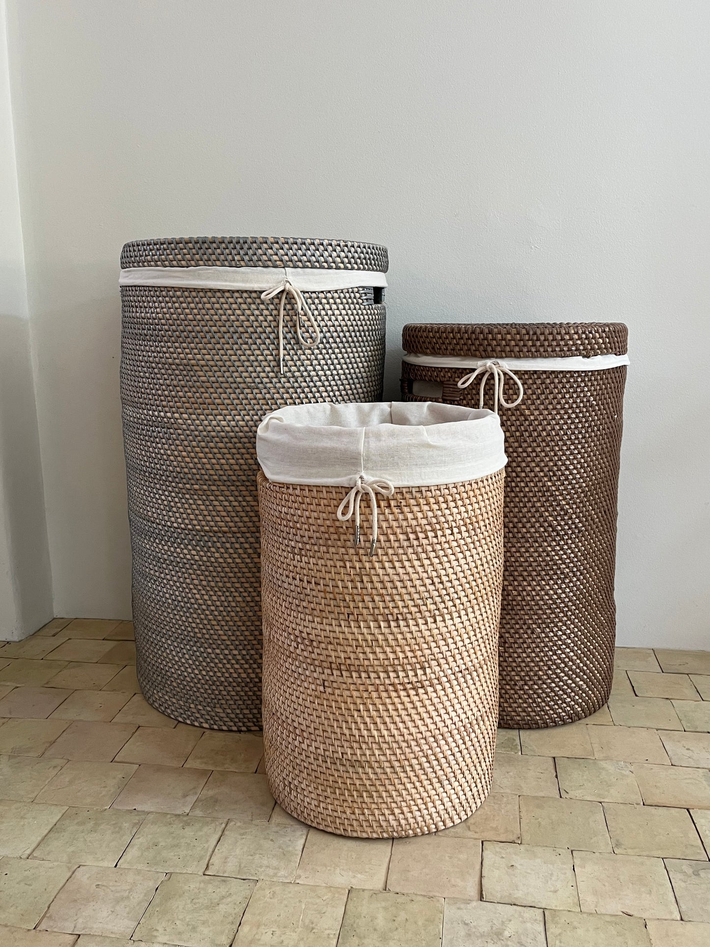 Stofpose til B001 vasketøjskurv - 3 størrelser - novamøbler