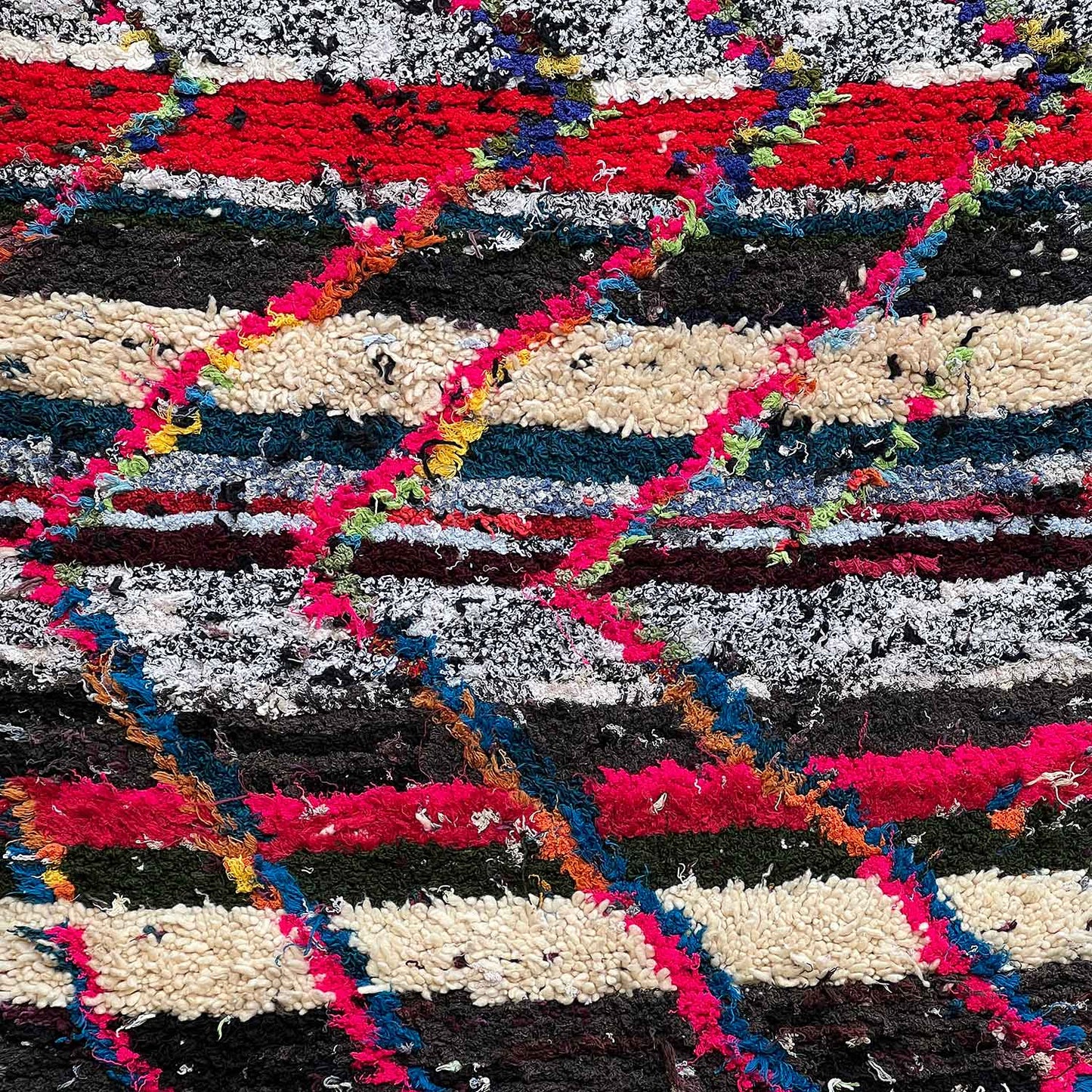 Marokkansk tæppe - Boucheroite - 160x97 cm - novamøbler