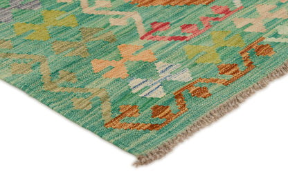 Kelimtæppe - Håndvævet Afghansk gulvtæppe - 200 x 159 cm - novamøbler