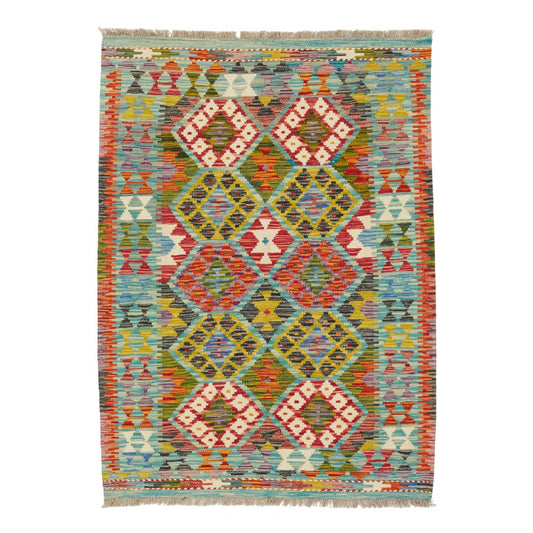 Kelimtæppe - Håndvævet Afghansk gulvtæppe - 150x 108 cm - novamøbler