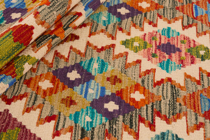 Kelimtæppe - Håndvævet Afghansk gulvtæppe - 240 x 70 cm - novamøbler