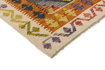 Kelimtæppe - Håndvævet Afghansk gulvtæppe - 124x177 cm - novamøbler