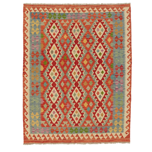 Kelimtæppe - Håndvævet Afghansk gulvtæppe - 159x202 cm - novamøbler