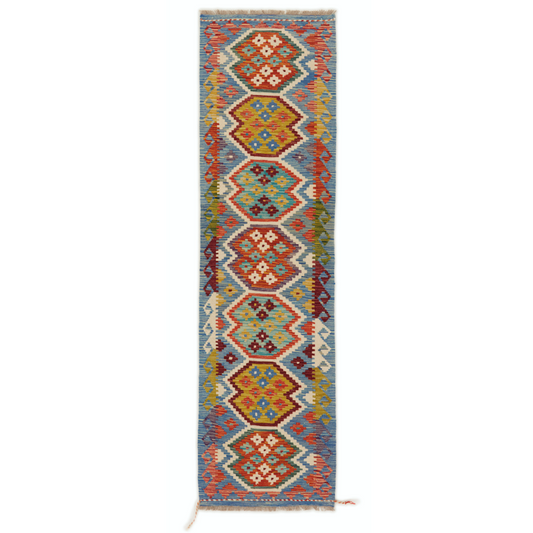 Kelimløber - Håndvævet Afghansk - 67x241 cm - novamøbler