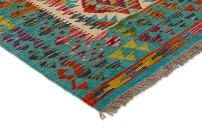 Kelimtæppe - Håndvævet Afghansk gulvtæppe - 255 X 178 cm - novamøbler